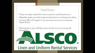 How to Access Alsco Pay Stubs amp W2s Online [upl. by Hjerpe]