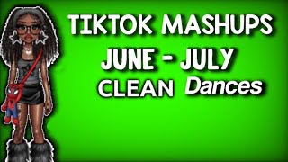 CLEAN🫧🪥 TIKTOK MASHUPS JUNEJULY CLEAN DANCES 2024 [upl. by Aamsa]