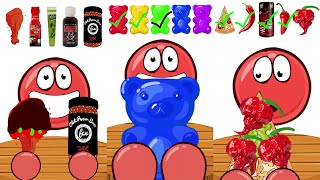 🔴 Red Ball 4 Mukbang Animation  Challenge Mukbang  247  Livestream [upl. by Aneladgam]