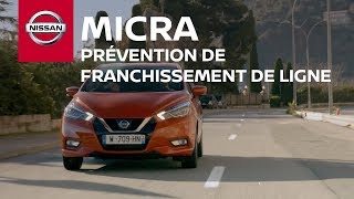 Système dalerte de franchissement de ligne  Nissan MICRA [upl. by Elsbeth]