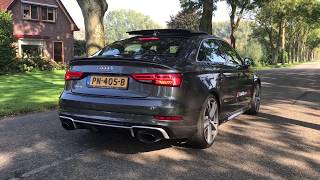 NEW Audi RS3 LIMOUSINE 2017 LAUNCH AND REVVING [upl. by Ellehciram]