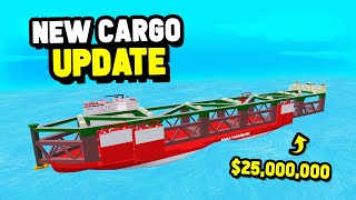 New OVERSIZED CARGO UPDATE in Roblox Shipping Lanes [upl. by Kemeny769]