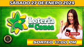 Resultado de LOTERIA DEL CAUCA del SÁBADO 27 de enero 2024 loteria loteriadelcauca [upl. by Lener795]