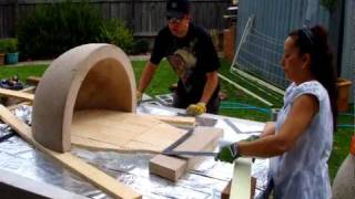 How to Build our Wood Fired Brick Pizza Oven Kit [upl. by Ebner]