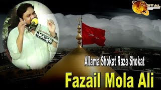 Fazail Mola Ali  Allama Shokat Raza Shokat [upl. by Waddington]