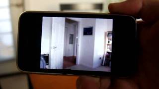 iCam video surveillance app for iPhone and iPod Touch  Quick review [upl. by Vasiliki433]