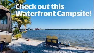 Hidden Camping Gem in Matlacha Florida  Sugar Sand Beach RV Resort  Waterfront Camping [upl. by Elyse]