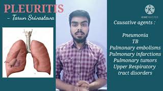 PleuritisPleurisy Short and easy explanation in Hindi [upl. by Soluk]