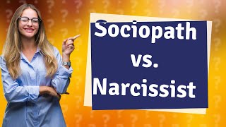 How to tell a sociopath from a narcissist [upl. by Lorilyn]