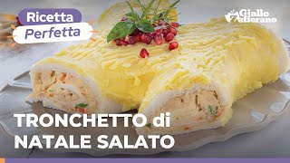 TRONCHETTO di NATALE SALATO l’antipasto perfetto per le feste 🎄🪵🎅 [upl. by Noonberg11]