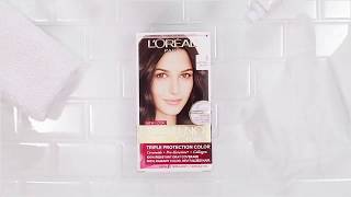 How to Cover Gray Hair At Home featuring LOréal Paris Excellence Creme [upl. by Alial]