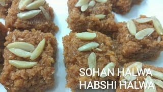 SOHAN HALWA HALWA SOHAN HABSHI HALWA RECIPE [upl. by Christiane]