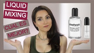 Inglot Duraline VS Mehron Liquid Mixing  Liquidos Mezcladores [upl. by Deborah]