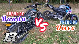 FRENO DE DISCO VS FRENO DE BANDA 🔥🚀 VENTAJAS Y DESVENTAJAS🔊🏁 [upl. by Eiramit]