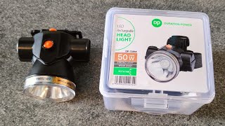 Rechargeable LED Head Lamp Torch Light 100W AchayanS Fishing Tackle Store [upl. by Ilwain]