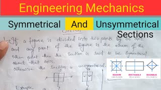 Symmetrical and unsymmetrical Section symmetrical Unsymmetrical section [upl. by Tram183]