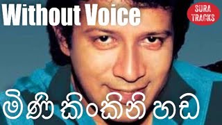 Mini Kinkini Hada Parada Karaoke Without Voice Vijaya Kumarathunga Songs [upl. by Maitund414]