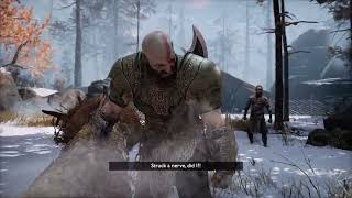 God of War me vs baldar\bald head [upl. by Millford]