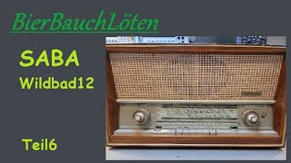 Röhrenradio Reparatur SABA Wildbad 12 Teil6 [upl. by Arras]