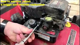 how to service repair a briggs and stratton carburetor [upl. by Quintilla]