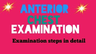 RESPIRATORY SYSTEM  ANTERIOR CHEST EXAMINATION STEPS I DR KHALIL CONSULTANT PHYSICIAN [upl. by Skrap642]