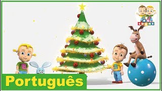 As Cores do Natal  Canções de Natal  Creche PréEscolar  BBtwins  Vídeos HD  Português [upl. by Deva]