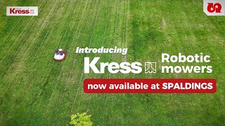 Kress Robotic Mower KR236E  Now Available at Spaldings [upl. by Hahn]