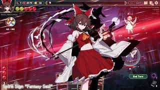 Lunatic 7  Reimu A wCommentary  Touhou LBOL [upl. by Dulcy]