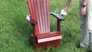 The Best Adirondack Chair Treatment Video [upl. by Zosi713]