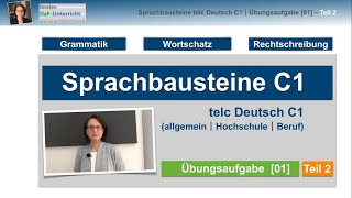 Sprachbausteine C1 – Übungsaufgabe 1 – TEIL 2 [upl. by Eido288]