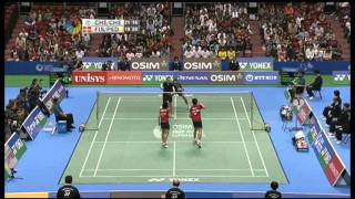 F  XD  Hung L CWen H C vs J F NielsenC Pedersen  2011 Yonex Open Japan [upl. by Ayotnahs392]