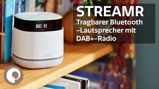 Pure StreamR  Tragbarer BluetoothLautsprecher mit DABRadio und OneTouchAlexa Deutsch [upl. by Hoover]