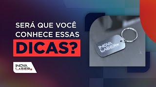 Dicas importantes para gravação a laser em alumínio [upl. by Pierson]