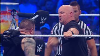 Stone Cold Steve Austin Wrestlemania 38 Return vs Kevin Owens Full Match [upl. by Yruoc]