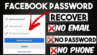 How To Recover Facebook Password Without Email And Phone Number 2024 epi1 SocialLifeTips [upl. by Annodahs]