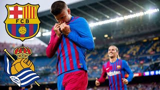 Barcelona vs Real Sociedad 42 La Liga 202122  MATCH REVIEW [upl. by Fritz378]