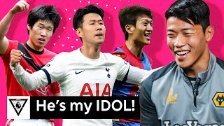 EVERY KOREAN LOVES HIM Hwang HeeChan reacts to PL goals by South Korean players 🇰🇷  Uncut [upl. by Lebiralc]