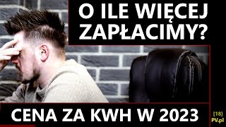 Cena prądu 2023  PGE Tauron Enea Energa  co powyżej 2000 kWh [upl. by Suivatnom348]