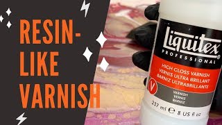 GLASSLIKE VARNISH TECHNIQUE  HOW TO get RESIN LOOK without RESIN  Tips amp Tricks [upl. by Neillij]