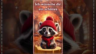 🍁 ❤Ich wünsche dir ein schönes Wochenende ❤🍁 Grußvideo für WhatsApp kostenlos shorts [upl. by Aihsekyw]