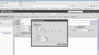 Zimbra cumplimentar la agenda [upl. by Filmore]
