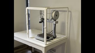 Enclosure for Bambu Lab A1 3D Printer [upl. by Yatnoj]