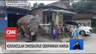 Kemunculan Dinosaurus Gemparkan Warga [upl. by Cy856]