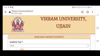 1st year BCOM BA BBA result check 2023 Vikram University Ujjain [upl. by Loram]