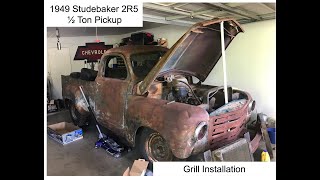 1949 Studebaker 2R5 Truck Grill Installation [upl. by Anewor]