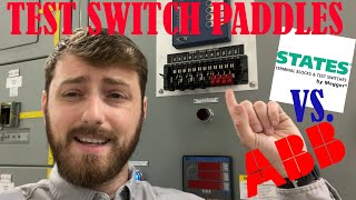 ABB vs States Test Switch Paddles  Flexitest FT1 vs FMS [upl. by Anirhtak]