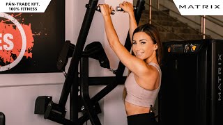 Kocsis Alexandra Matrix Fitness Versa Diverging Lat Pulldown [upl. by Nanreik]