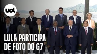 Lula aparece entre líderes do Vietnã e Comores na foto oficial do G7 [upl. by Baxy]