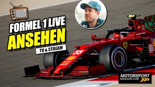 Wo läuft die Formel 1 2021 live im TV amp Stream [upl. by Artekal]