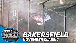 𝑯𝑰𝑮𝑯𝑳𝑰𝑮𝑯𝑻𝑺 USAC NOS Energy Drink National Midgets  Bakersfield Speedway  November 14 2023 [upl. by Nyltiak190]